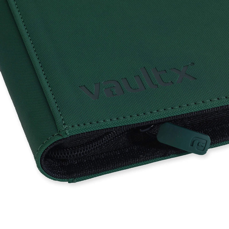 Vault X 4-Pocket Exo-Tec Zip Binder - Forest Green
