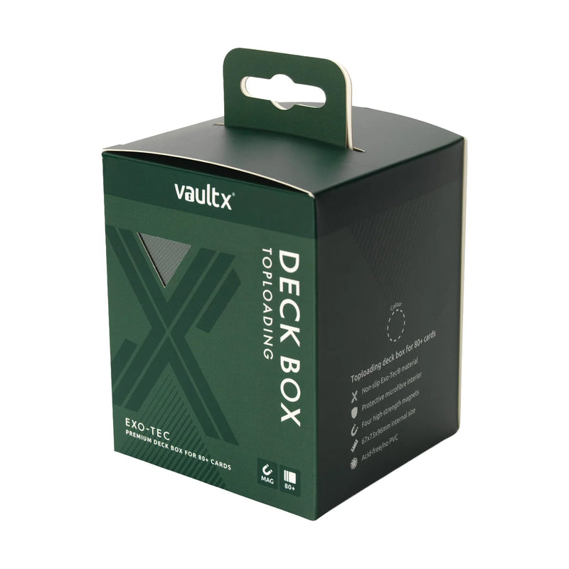 Vault X Exo-Tec Toploading Deck Box 80+ - Forest Green
