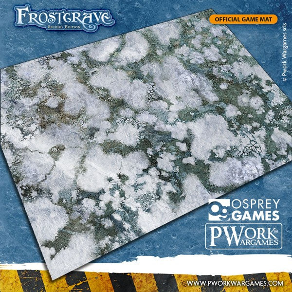 PWork Wargames Neoprene/Rubber Terrain Mat: Frostgrave - 44x60"