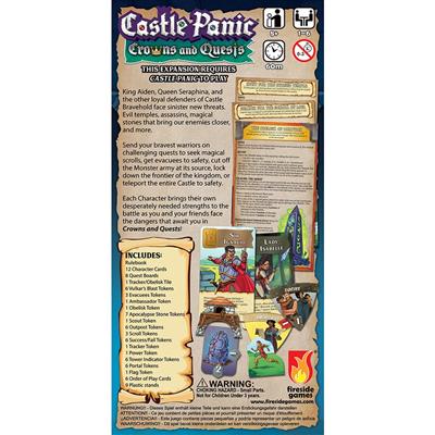Castle Panic: Crowns and Quests Second Edition Expansion