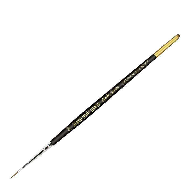 GOLD SERIES Siberian Kolinsky Brush - Size 00