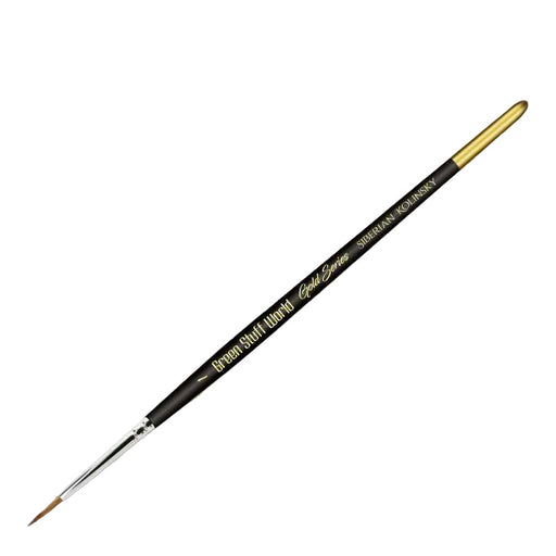 GOLD SERIES Siberian Kolinsky Brush - Size 1