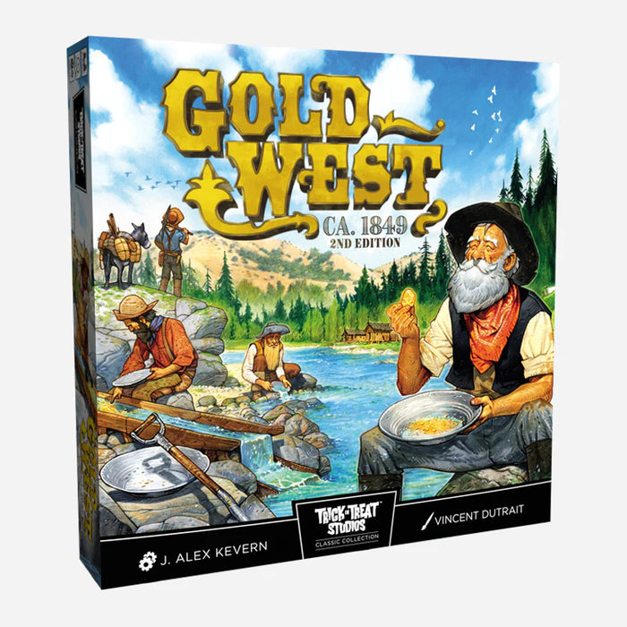 Gold West 2nd Edition Board Game Box Cover