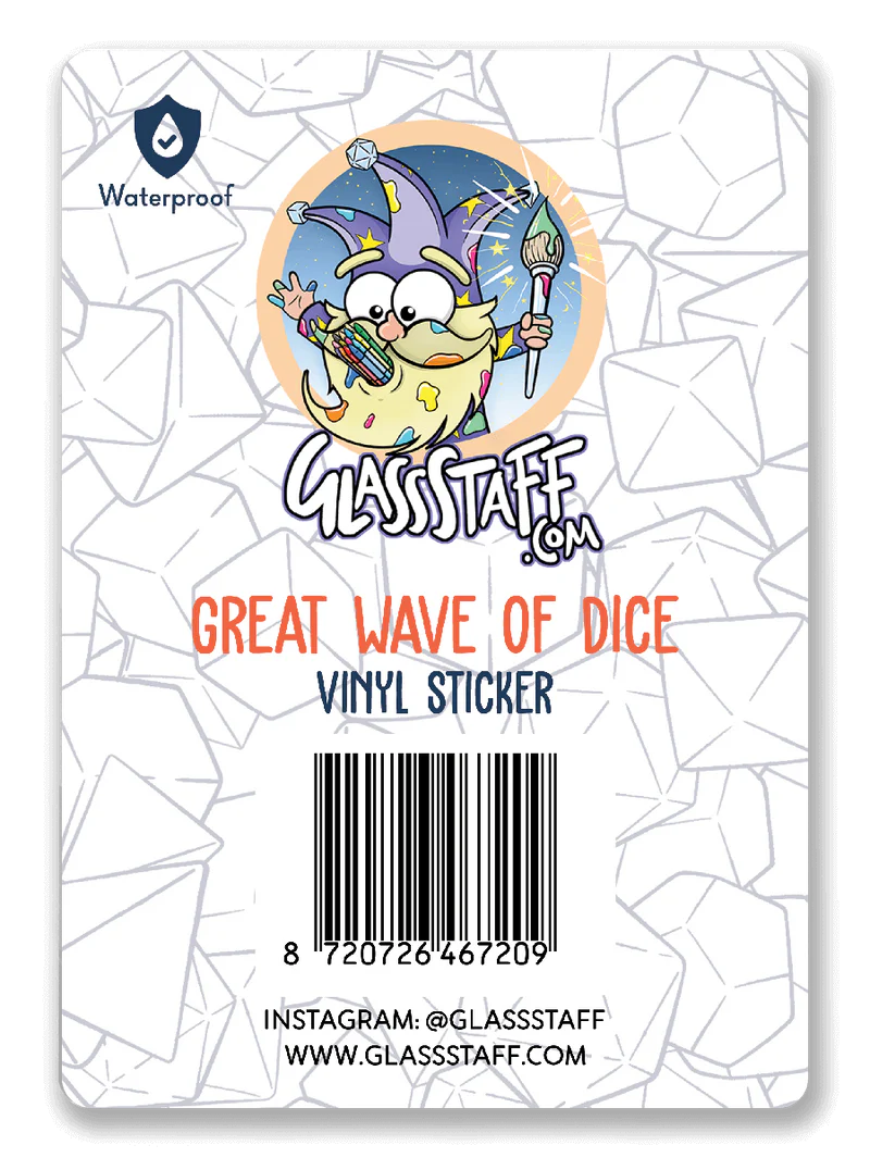 GlassStaff Sticker - Great Wave
