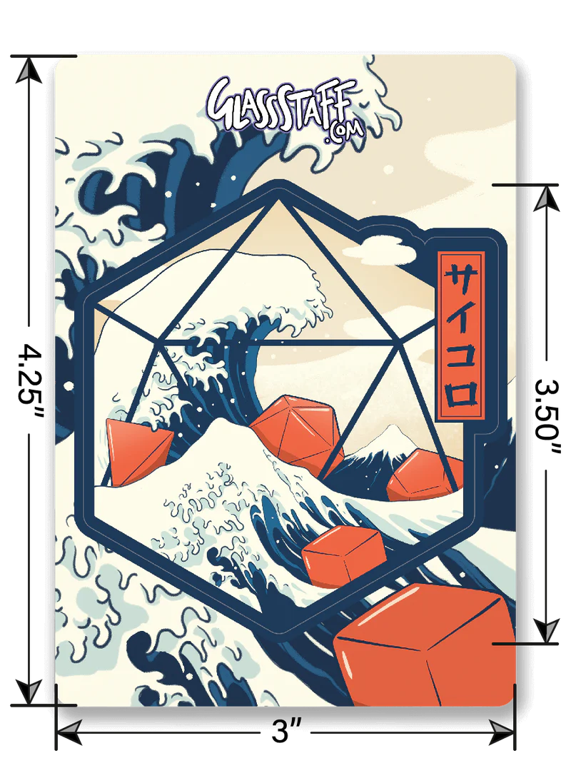 GlassStaff Sticker - Great Wave
