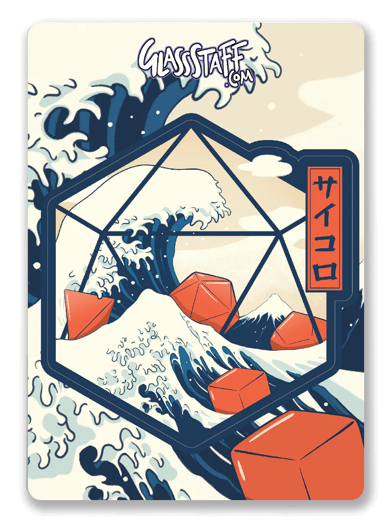 GlassStaff Sticker - Great Wave