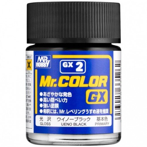 Mr. Color GX UENO BLACK GX-2 - 18ml