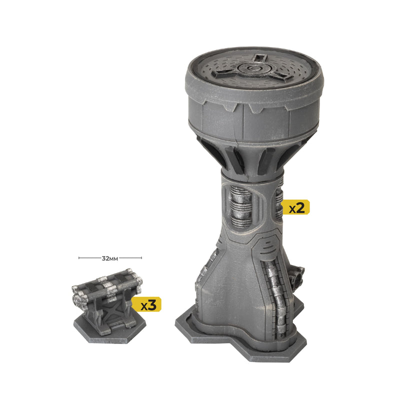 HexTech: Industrial Fluidworks - Pressure Towers