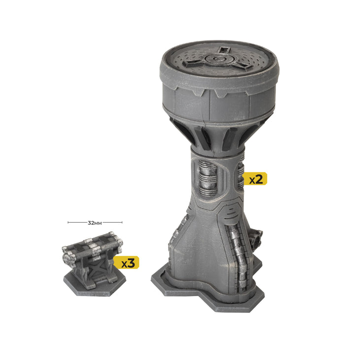 HexTech: Industrial Fluidworks - Pressure Towers