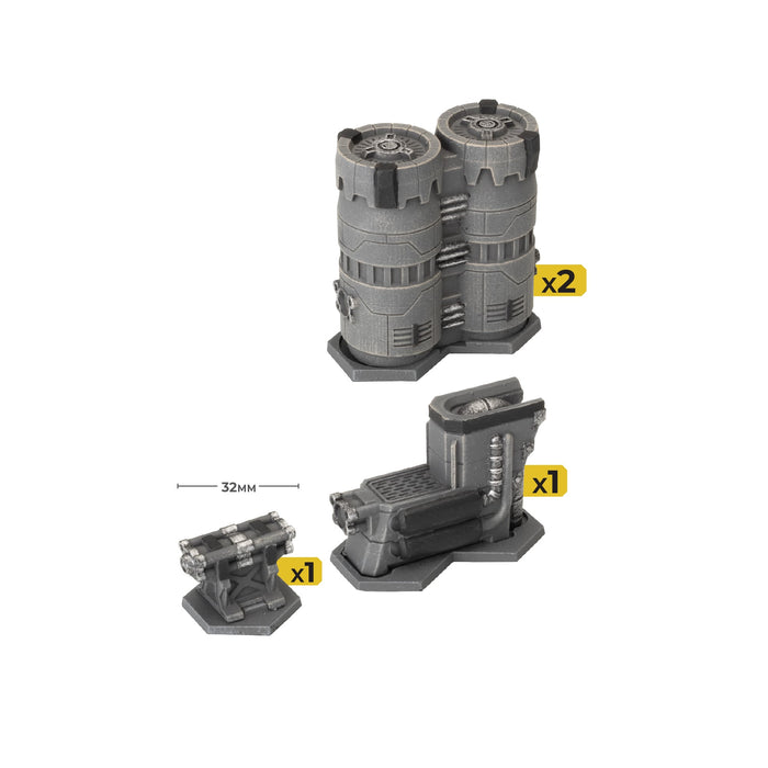 HexTech: Industrial Fluidworks - Small Storage Tanks