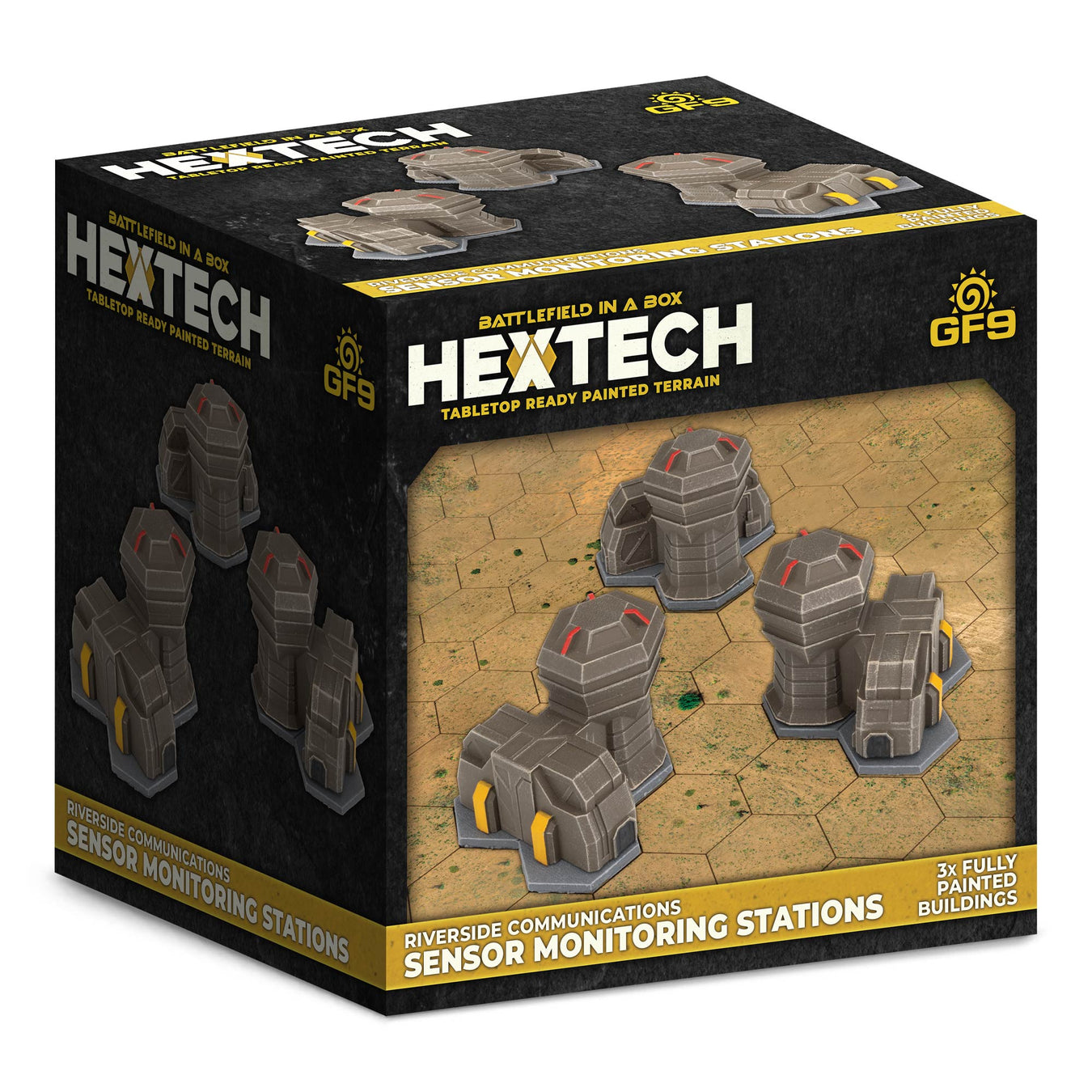 HexTech - Riverside Communications: Sensor Monitoring Stations | Terrain