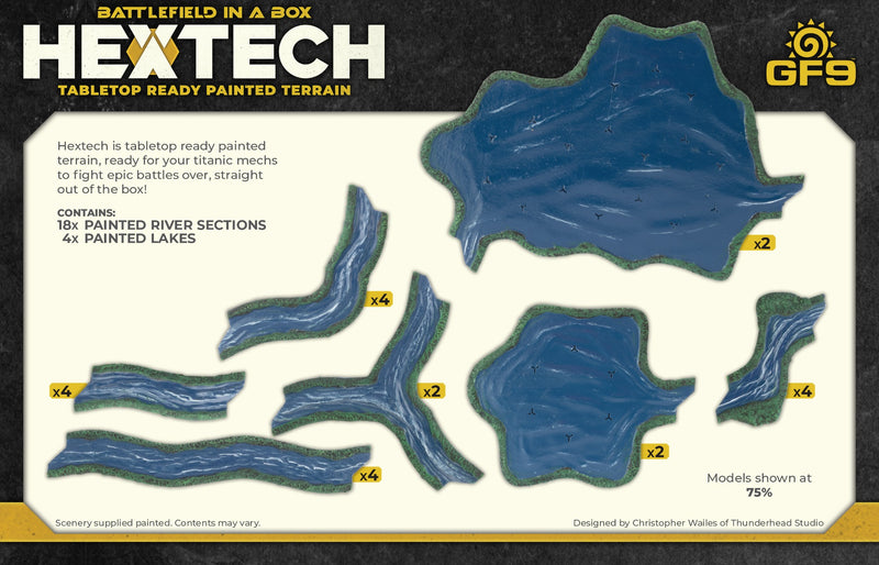 HexTech - Grasslands: Rivers and Lakes