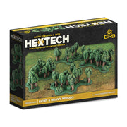 HexTech - Grasslands: Light & Heavy Woods | Battlefield In A Box