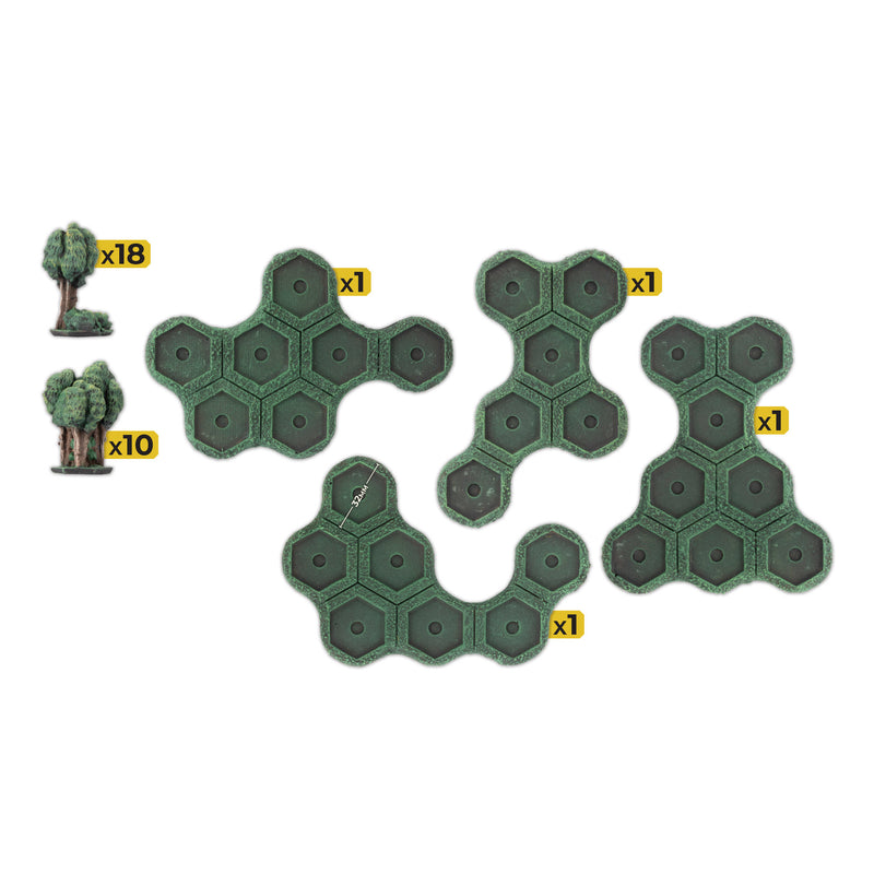 HexTech - Grasslands: Light & Heavy Woods
