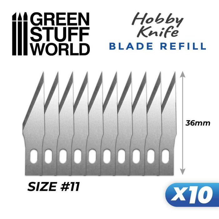 Hobby Knife Blade Refill x10