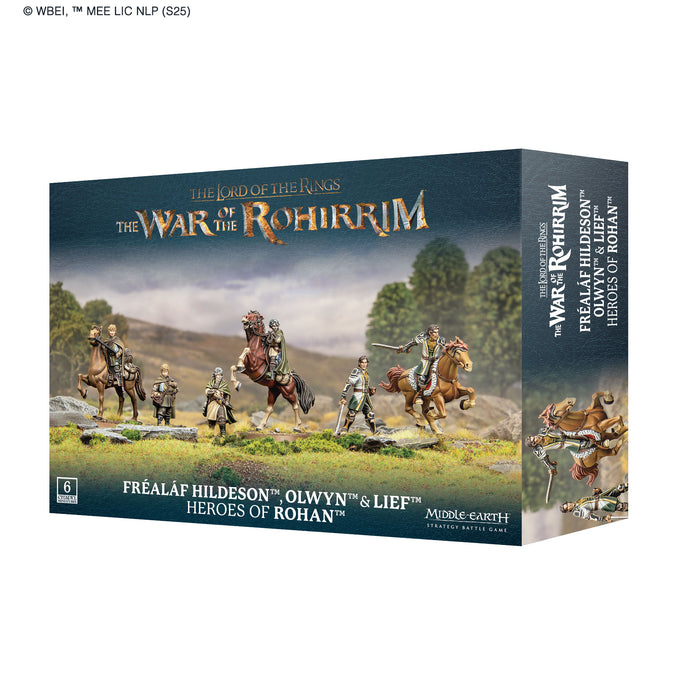 Box for 'The War of the Rohirrim' featuring figures on horseback with scenic background