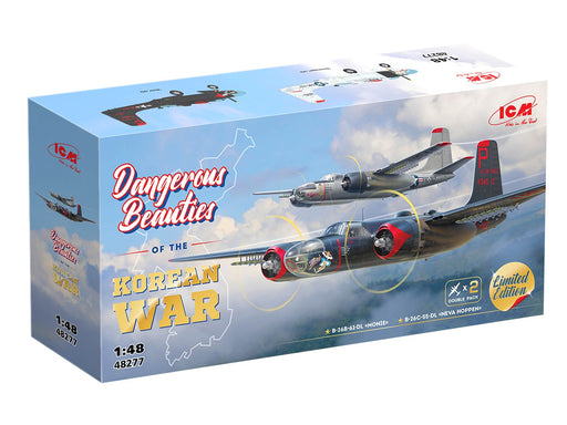 ‘Dangerous Beauties of the Korean War’ Set of 2 B-26 Invaders | ICM