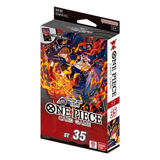 One Piece Card Game - Starter Deck: RED BLACK Sabo [ST-35]
