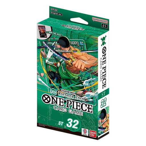 One Piece Card Game - Starter Deck: GREEN Roronoa Zoro [ST-32]