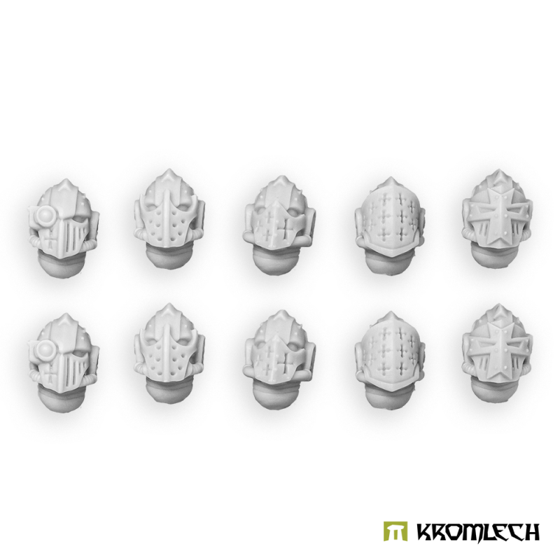 Imperial Crusaders Helmet Heads