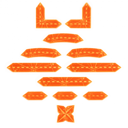 Imperial Deployment Zone Markers Set - Orange