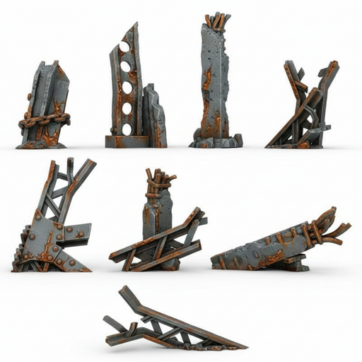 Resin Bits - Industrial Metal Beams