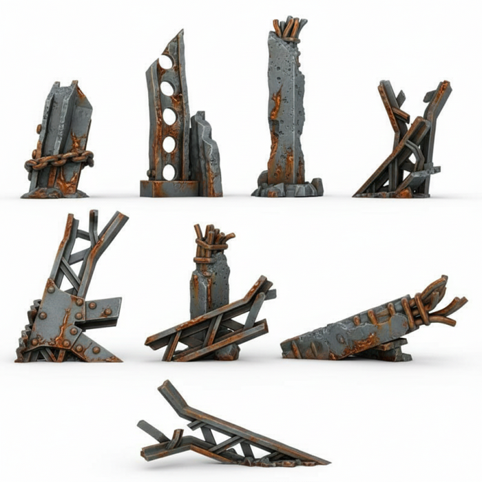 Resin Bits - Industrial Metal Beams