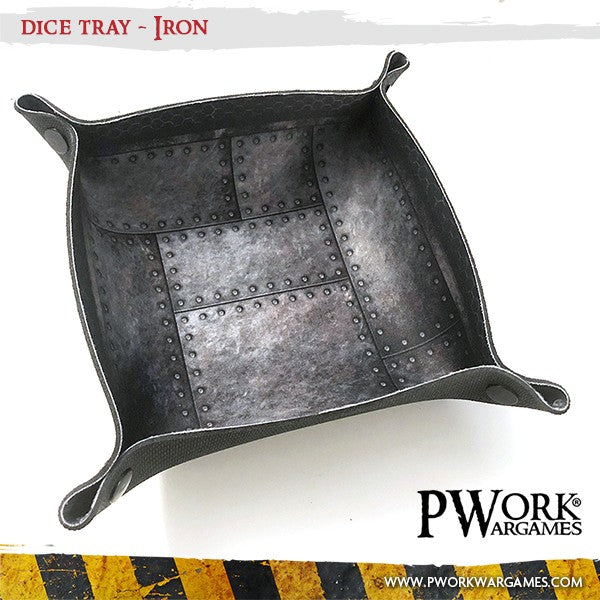 PWork Wargames Dice Tray - Iron