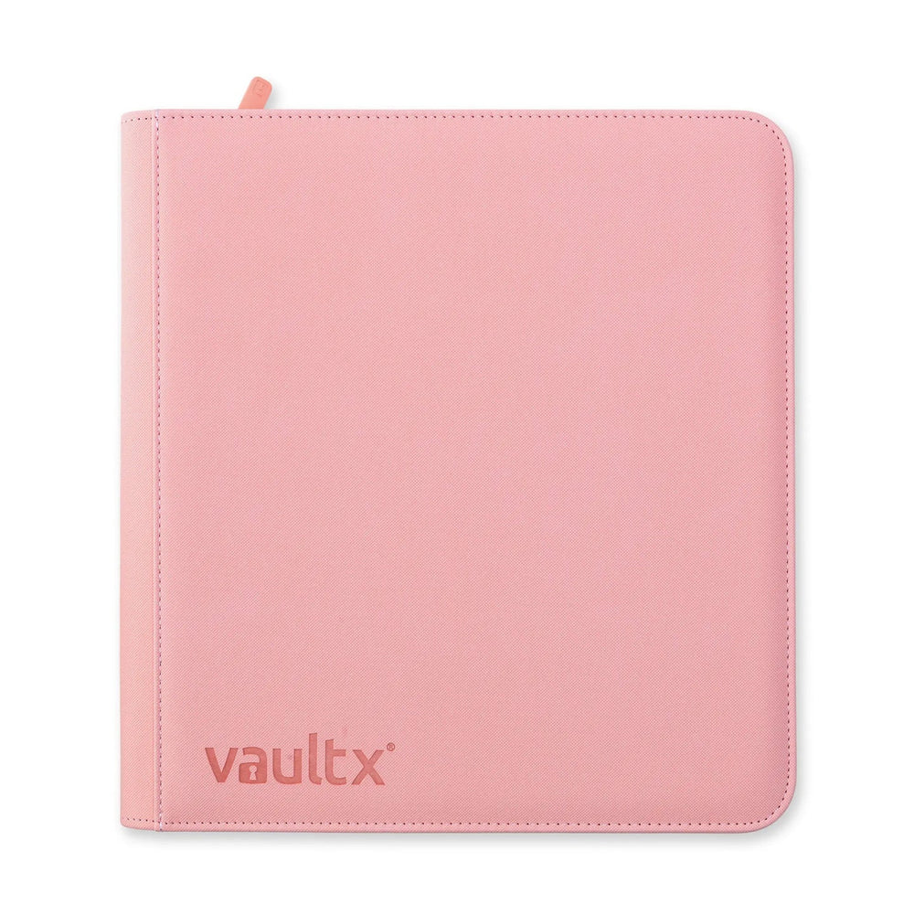 Vault X 12-Pocket Exo-Tec Zip Binder - Just Pink