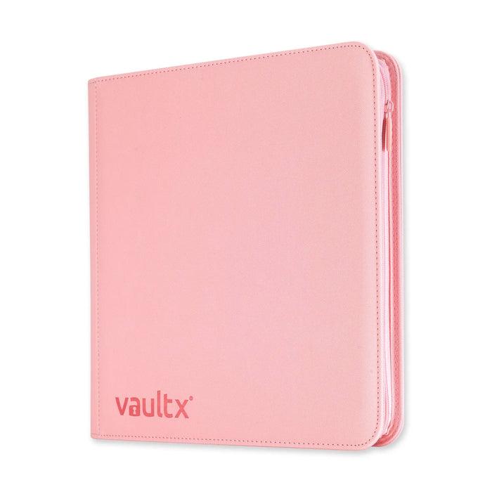 Vault X 12-Pocket Exo-Tec Zip Binder - Just Pink