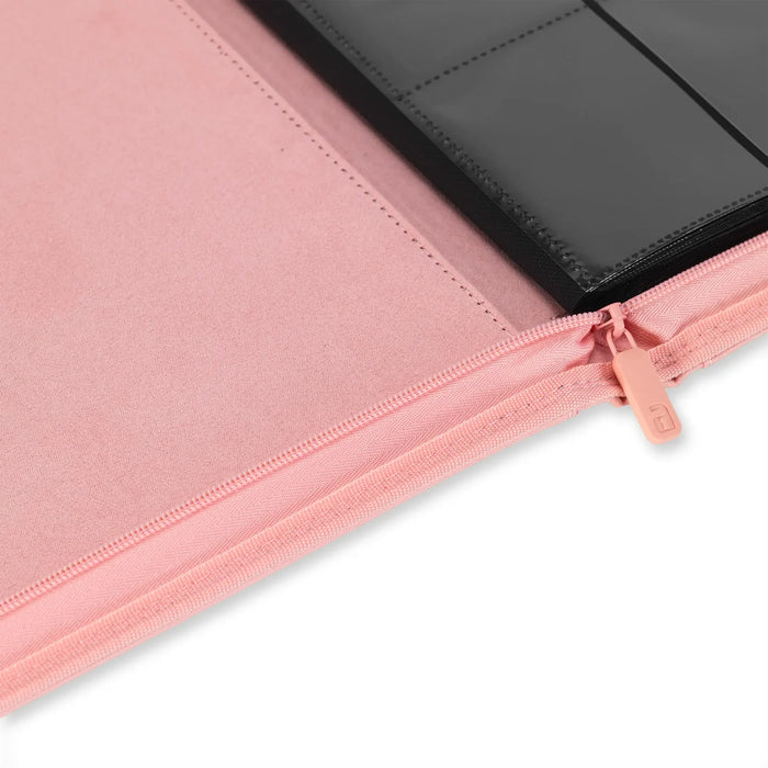 Vault X 12-Pocket Exo-Tec Zip Binder - Just Pink
