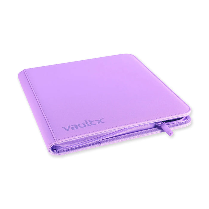 Vault X 12-Pocket Exo-Tec Zip Binder - Just Purple