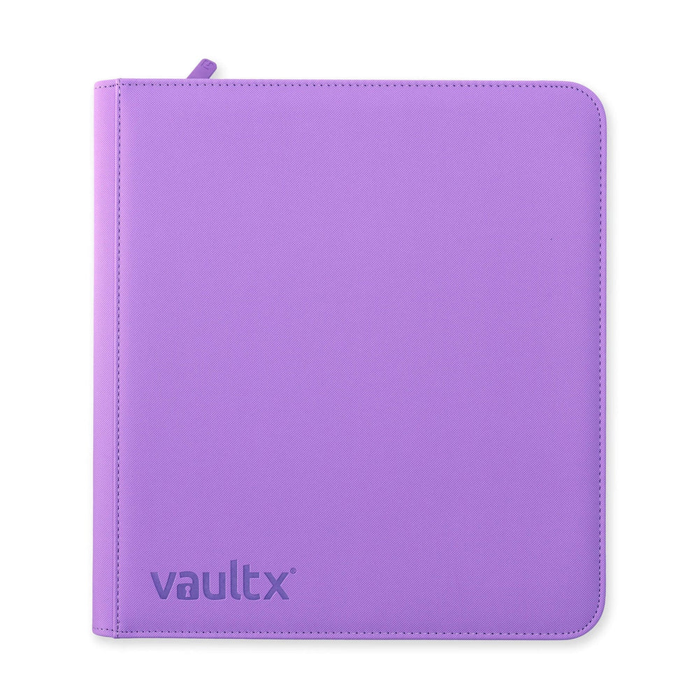 Vault X 12-Pocket Exo-Tec Zip Binder - Just Purple