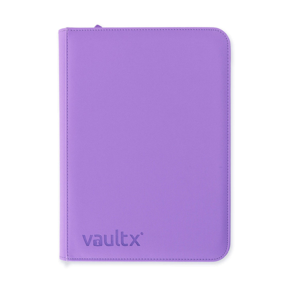 Vault X 9-Pocket Exo-Tec Zip Binder - Just Purple