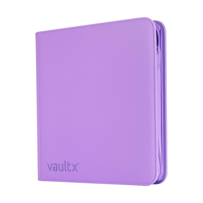 Vault X 12-Pocket Exo-Tec Zip Binder - Just Purple