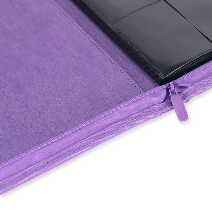 Vault X 12-Pocket Exo-Tec Zip Binder - Just Purple