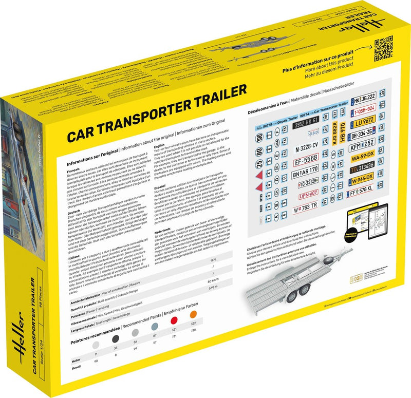 Car Transporter Trailer (1:24)