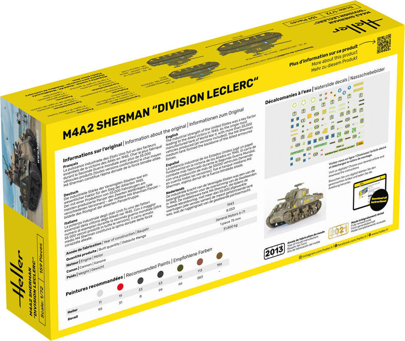 M4A2 Sherman "Division Leclerc" (1:72)