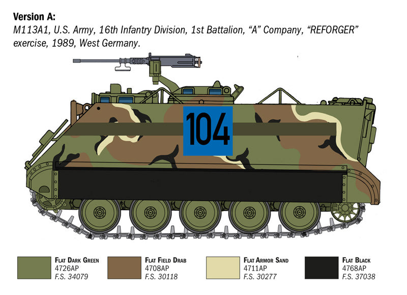 Italeri M113A1 Armoured Personnel Carrier 1:35