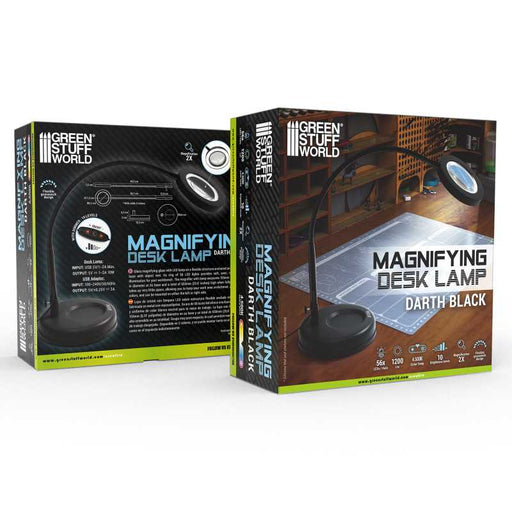 Greenstuff World - Magnifying Desk Lamp - Darth Black