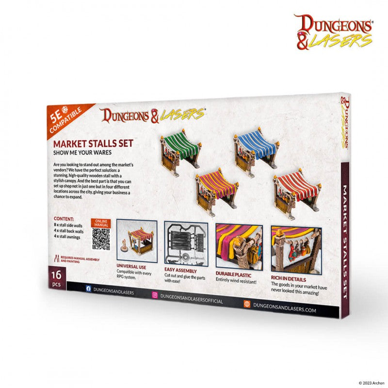 Dungeons & Lasers - Market Stalls Set