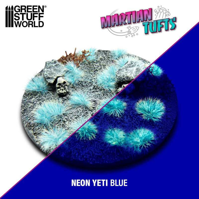 Martian Fluor Tufts - Neon Yeti Blue
