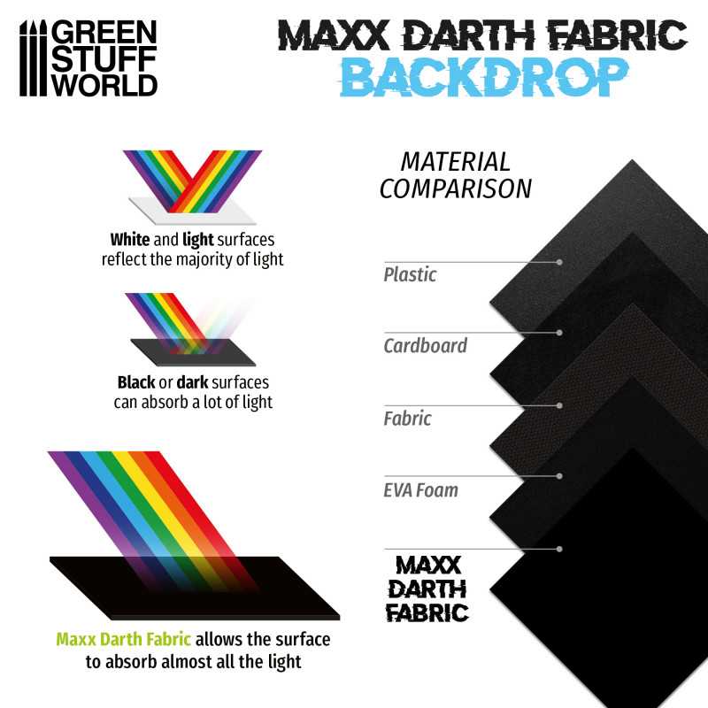 Maxx Darth Black - Photo Backdrop 302x635mm