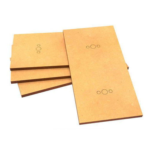 MDF Old World Bases - Rectangle 50x100mm
