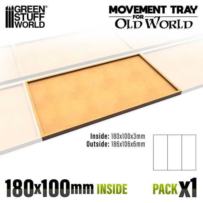 MDF Movement Trays - 180x100mm