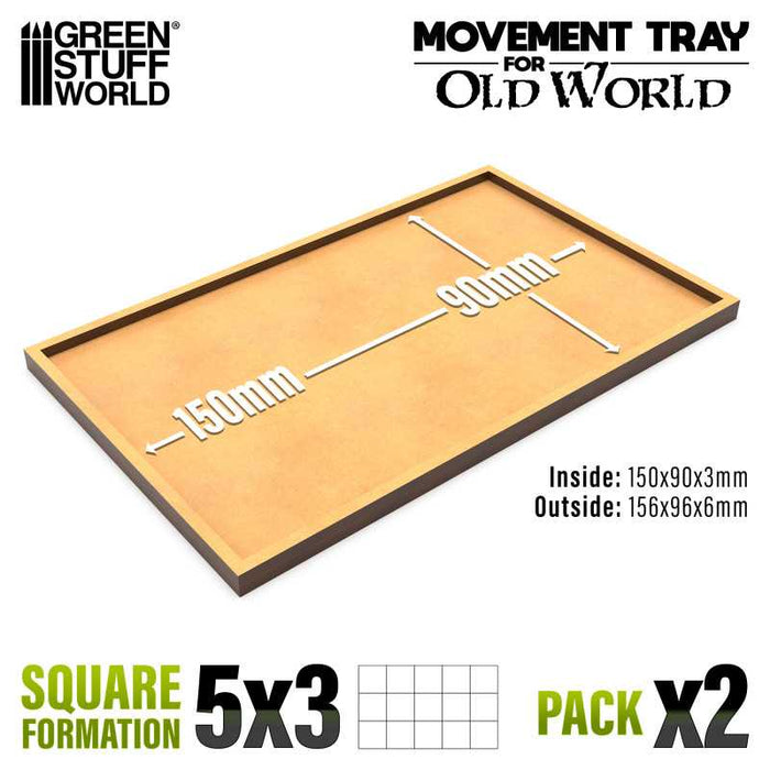 MDF Movement Trays 150x90mm