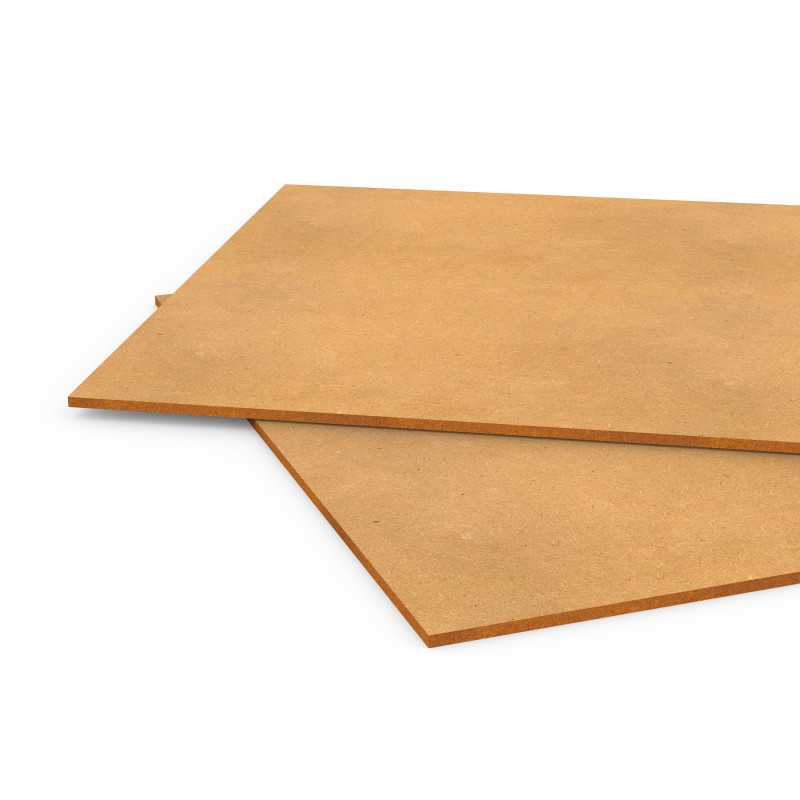 MDF Sheets 250x250mm - 3mm Thickness (2 Sheets)