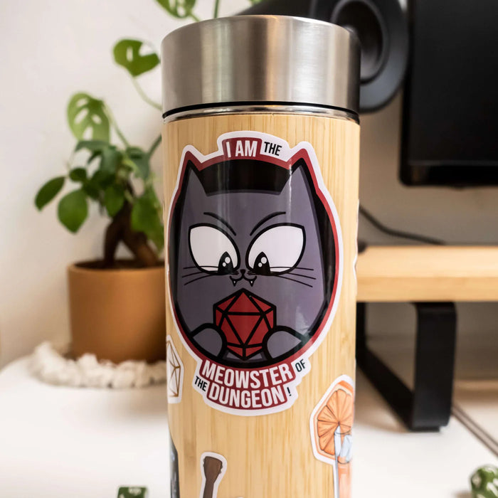 GlassStaff Sticker - Meowster of the Dungeon