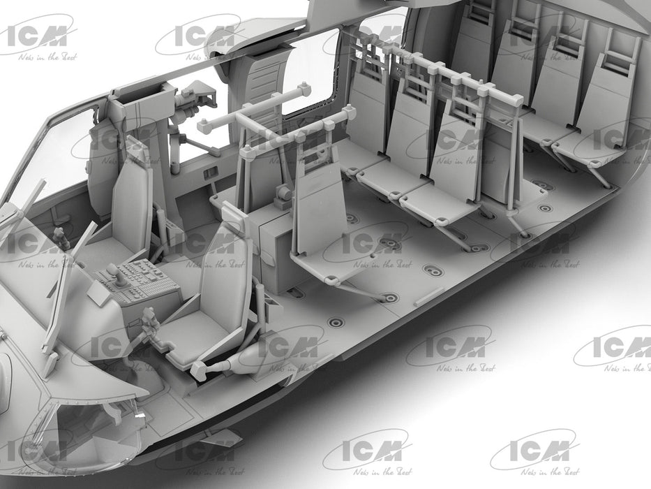 MH-60L Black Hawk US Special Forces Helicopter 1:48