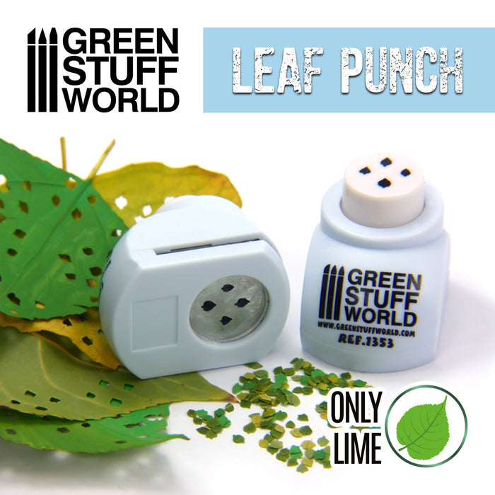 Miniature Leaf Punch - Light Blue